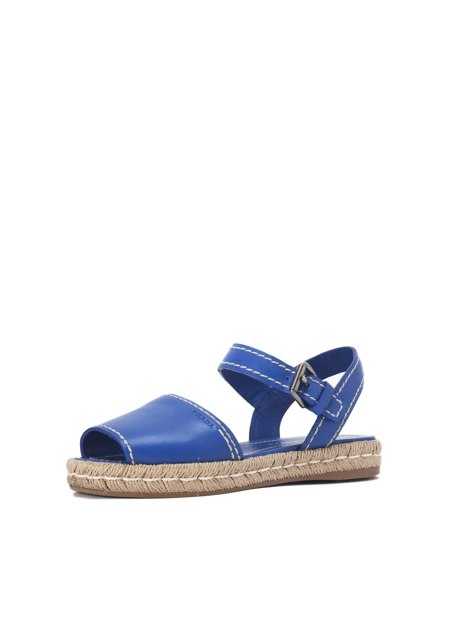 Ankle-Strap Espadrilles - Blue