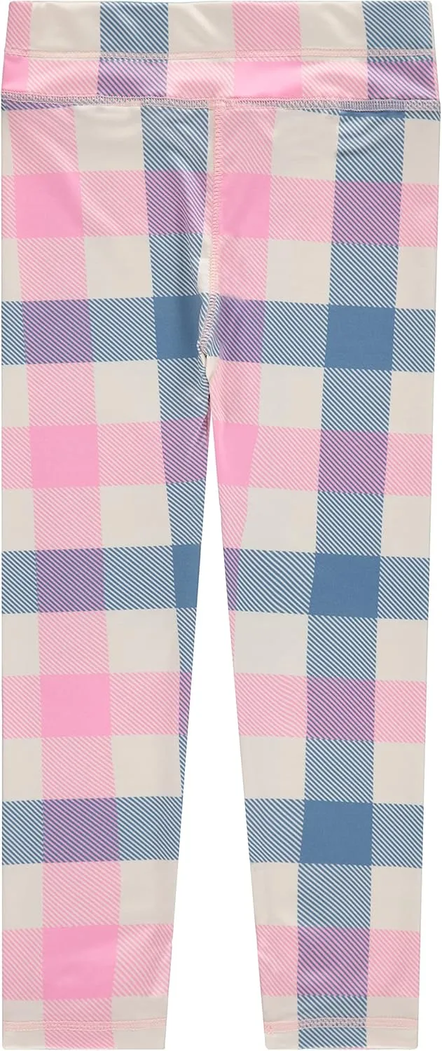 BTween Girls’ 4 Pack Leggings Set, Exercise, Sports Tights with Wide Waistband for Girls