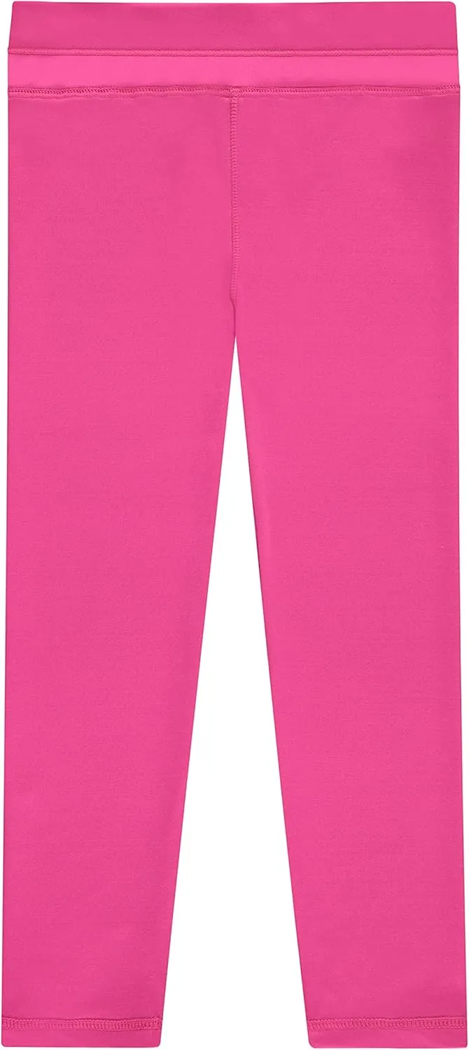BTween Girls’ 4 Pack Leggings Set, Exercise, Sports Tights with Wide Waistband for Girls