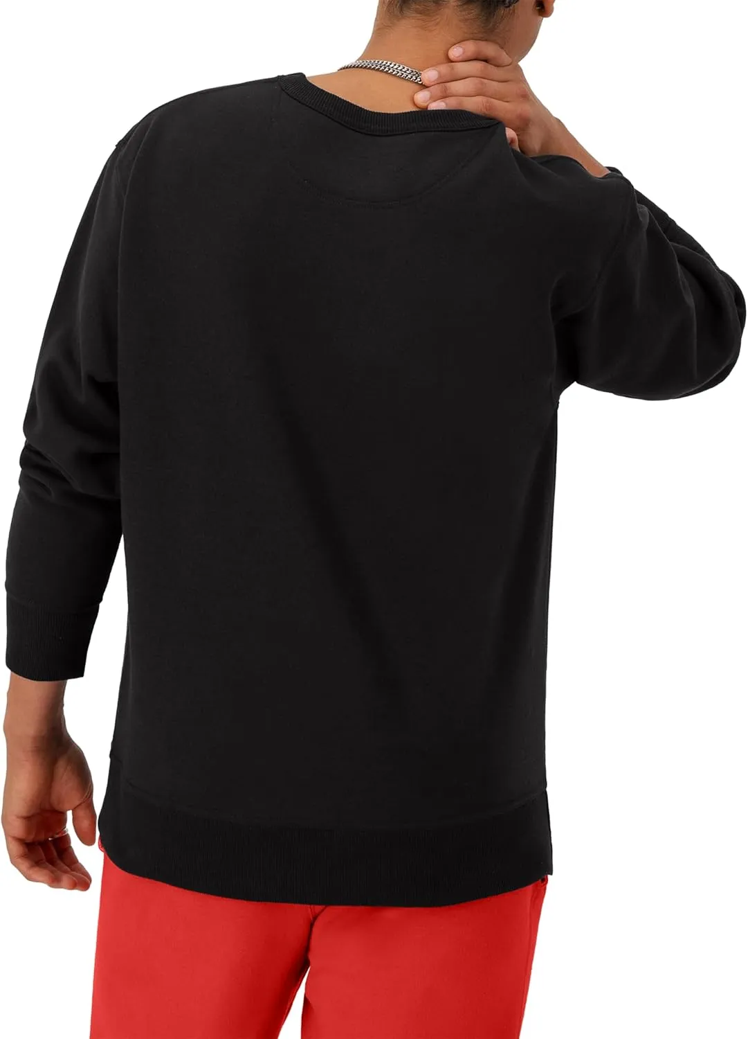 Champion Men's Sweatshirt, Powerblend, Fleece Midweight Crewneck Sweatshirt (Reg. Or Big & Tall)
