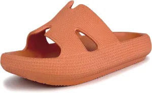 Cloud Pillow Recovery Slides for Women,Womens H-starp Platform Comfortable Memory Foam Arch Support Sandals,Waterproof EVA Cushioned Cushion Slippers for Beach Shower Bathroom Pool
