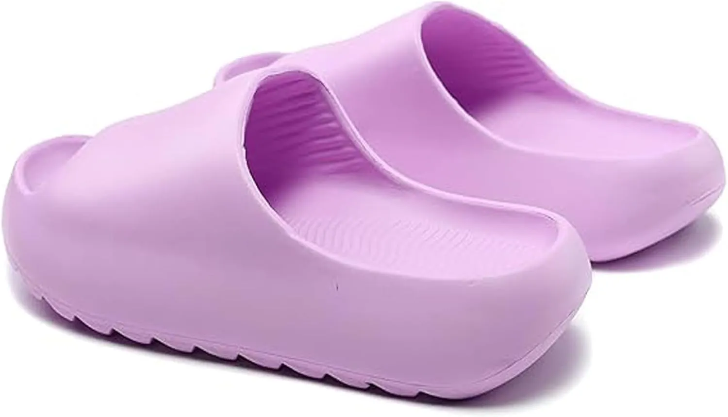 Cloud Slides for Women Men Kids,Unisex EVA Soft Recovery Slides,Thick Sole Open Toe Toddler Boys Girls Beach Slippers Shower Shoes Outdoor&Indoor House Slippers