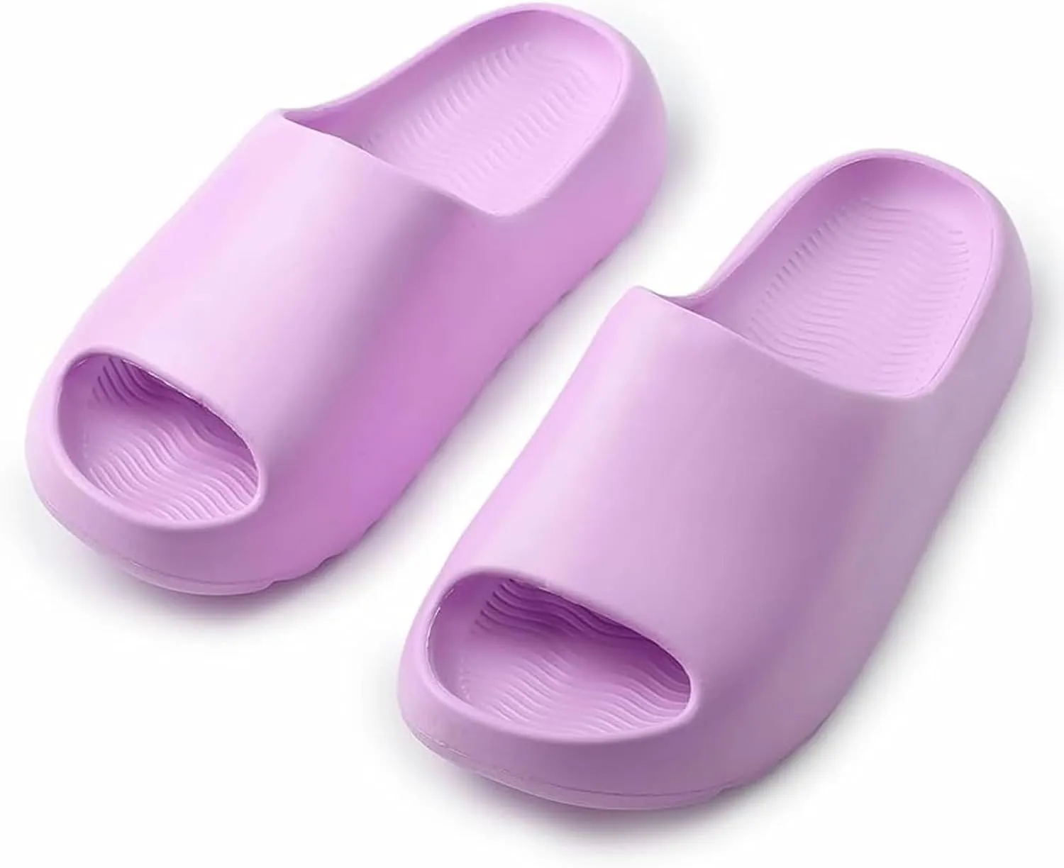 Cloud Slides for Women Men Kids,Unisex EVA Soft Recovery Slides,Thick Sole Open Toe Toddler Boys Girls Beach Slippers Shower Shoes Outdoor&Indoor House Slippers
