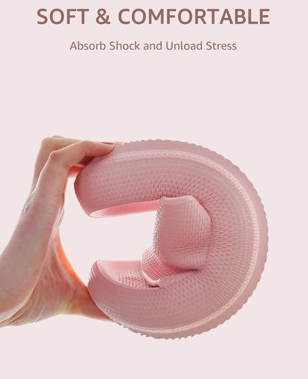Cloud Slippers for Women and Men Pillow Slippers Non-Slip Shower Slides Bathroom Sandals | Super Comfy | Cushion Thick Sole