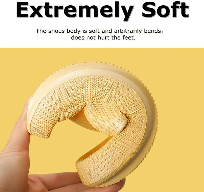 Cloud Slippers for Women and Men,Pillow Slippers Ultra-Soft Non Slip Quick Drying Bathroom Shower Slippers,House Indoor Sandals Extremely Comfy Cushioned Thick Sole