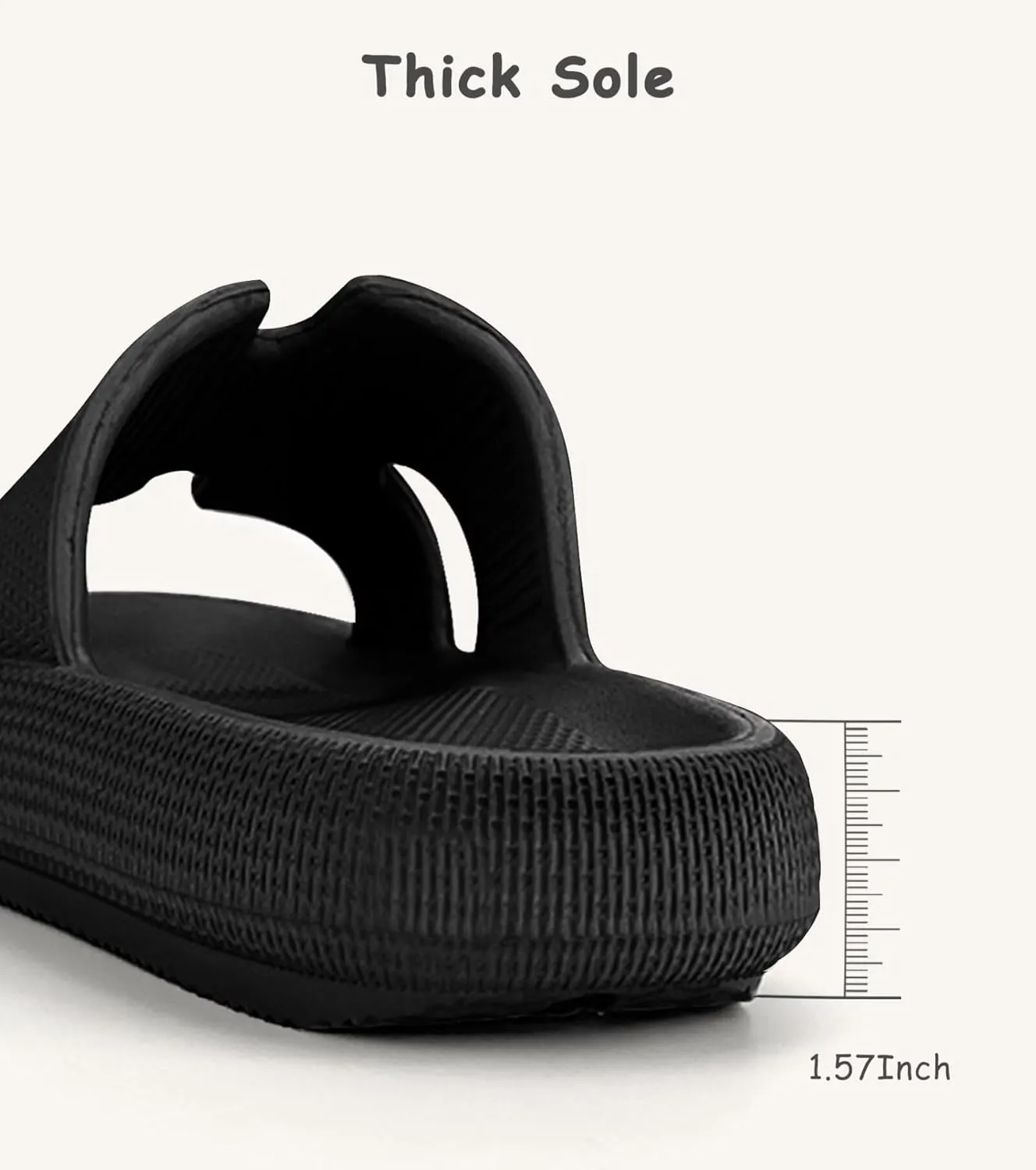 Cubufly Cloud Slides for Kids丨Boys Girls Shower Slippers Slip on Sandals丨Non-Slip Open Toe Pillow Slippers Sandals丨Quick Drying Summer Beach Pool Shoes