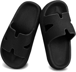 Cubufly Cloud Slides for Kids丨Boys Girls Shower Slippers Slip on Sandals丨Non-Slip Open Toe Pillow Slippers Sandals丨Quick Drying Summer Beach Pool Shoes