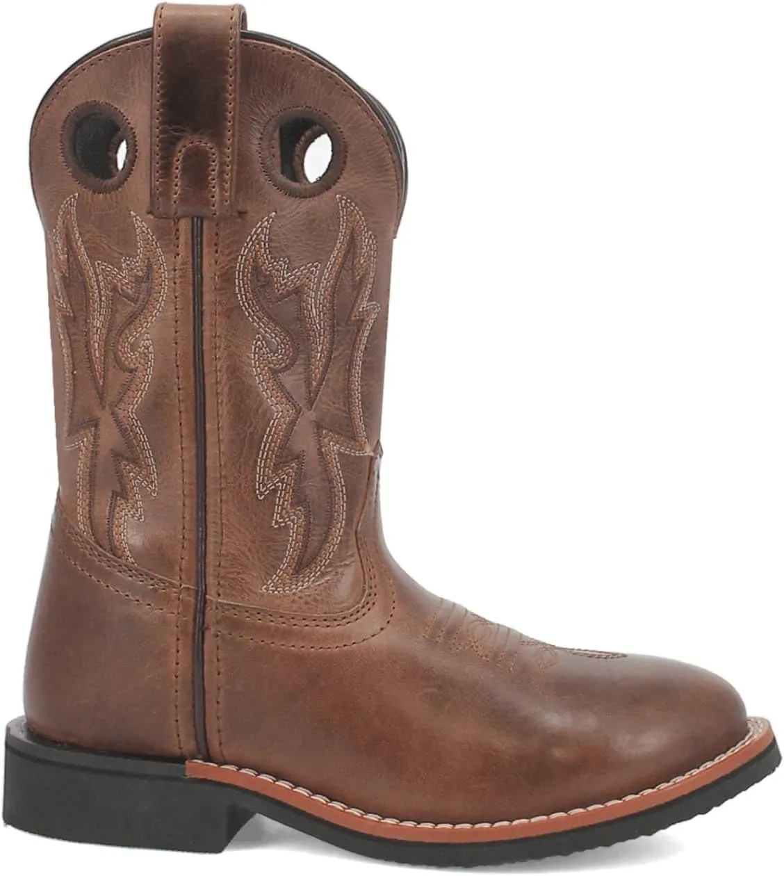Dan Post Boots Kids Boys Lil' Dawson Round Toe Casual Boots Mid Calf - Brown