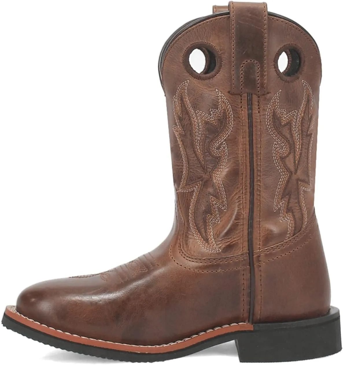 Dan Post Boots Kids Boys Lil' Dawson Round Toe Casual Boots Mid Calf - Brown