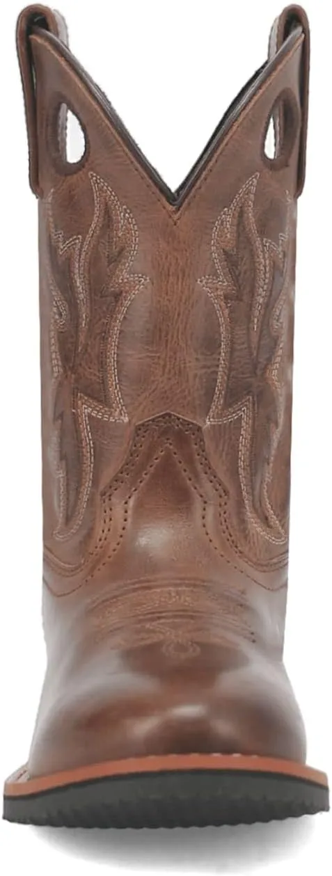 Dan Post Boots Kids Boys Lil' Dawson Round Toe Casual Boots Mid Calf - Brown