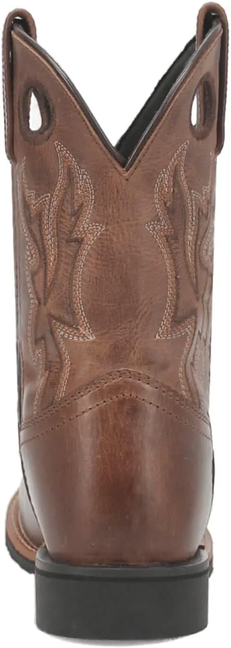 Dan Post Boots Kids Boys Lil' Dawson Round Toe Casual Boots Mid Calf - Brown