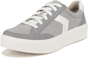 Dr. Scholl's Shoes Womens Madison Lace Platform Lace Up Sneaker Grey/White 8.5 M