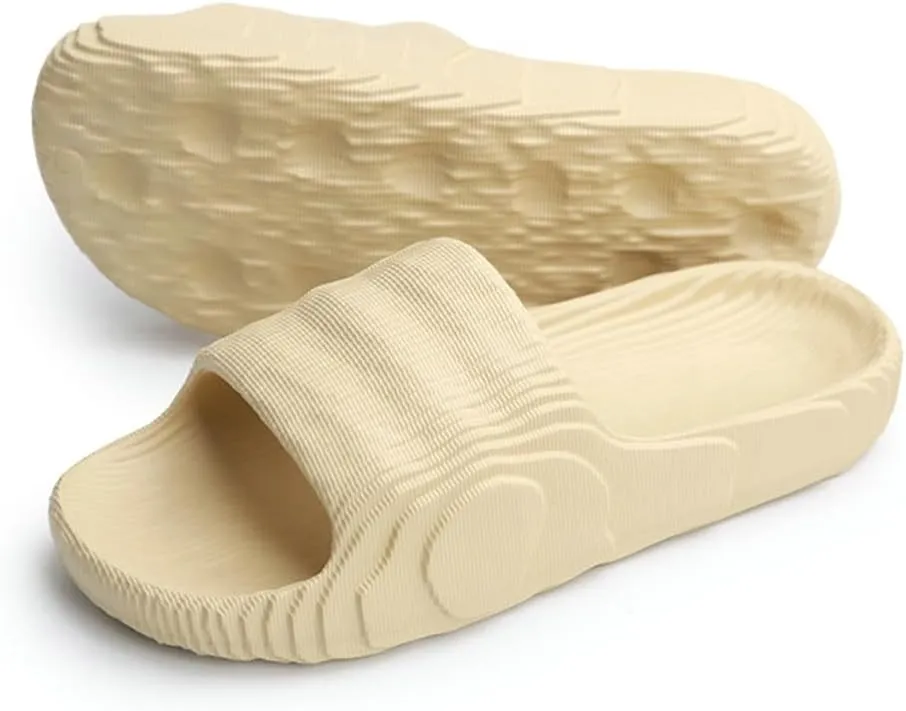 Epsion Summer Pillow Sandals Slides for Women Men Casual Platform Bath Shower Slipper Shoes EVA Non-Slip Indoor Outdoor