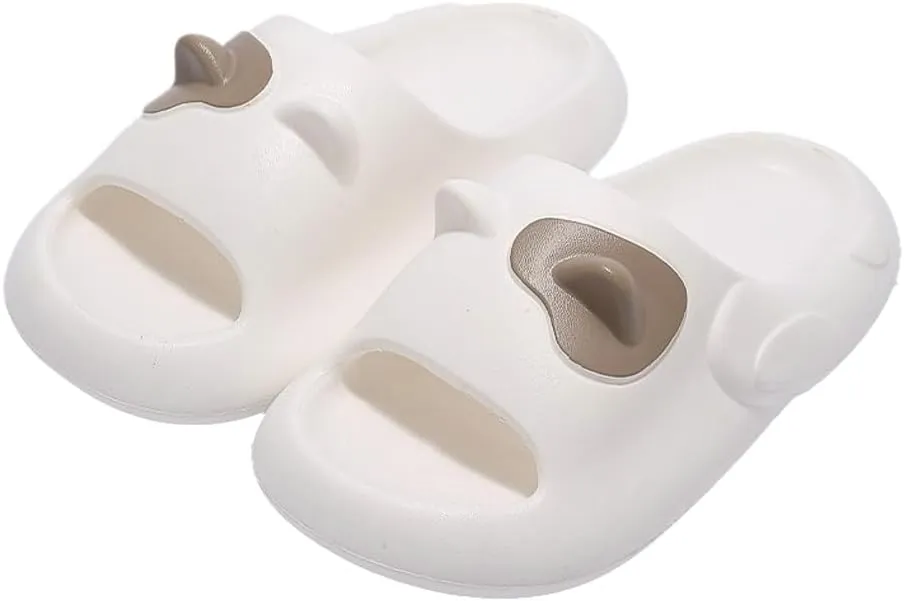 Epsion Women's Pillow Sandals Slides Cloud Cute Cartoon Bath Pool Gym Shower Slipper Lightweight EVA Anti-Slip Shoes
