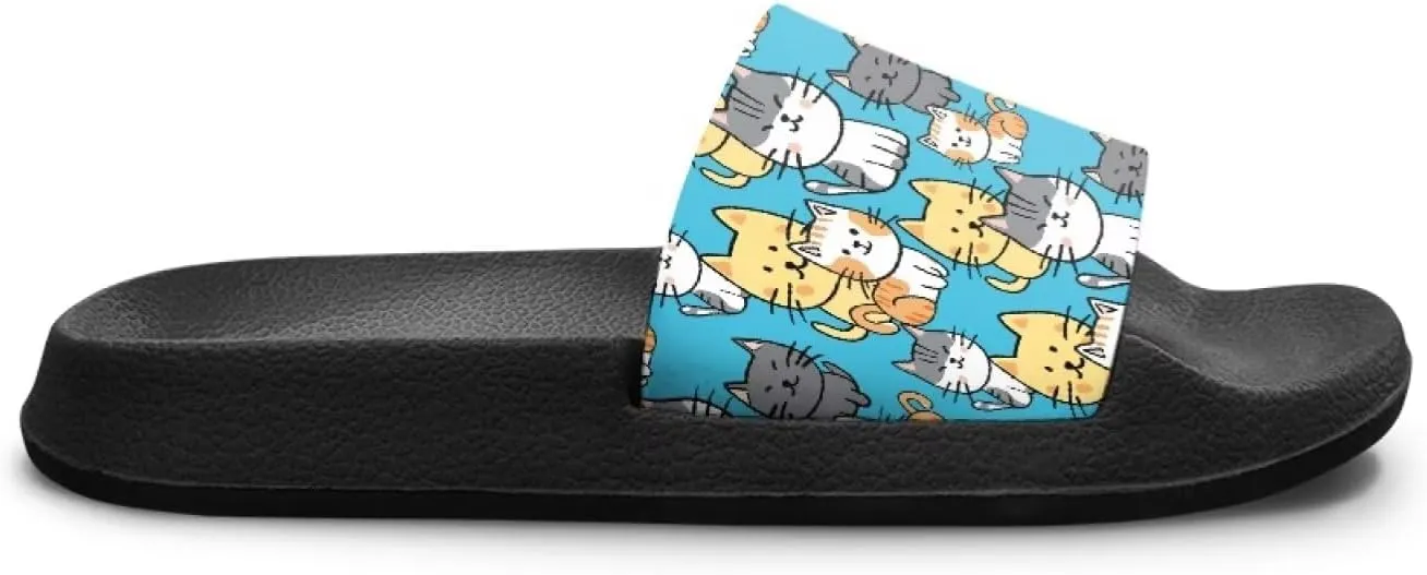 Girls Cloud Slides for Kids Cartoon Sandals Unisex Comfortable Non-slip Shower Shoes Thick Sole for Indoor & Outdoor Gifts