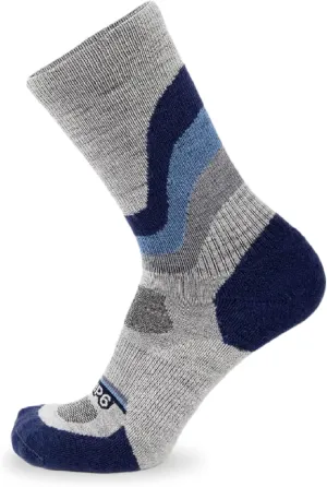 GRIP6 Crew Socks - Merino Wool Socks Made in the USA, Lightweight Wool Hiking Socks, Crew Socks for Men and Women
