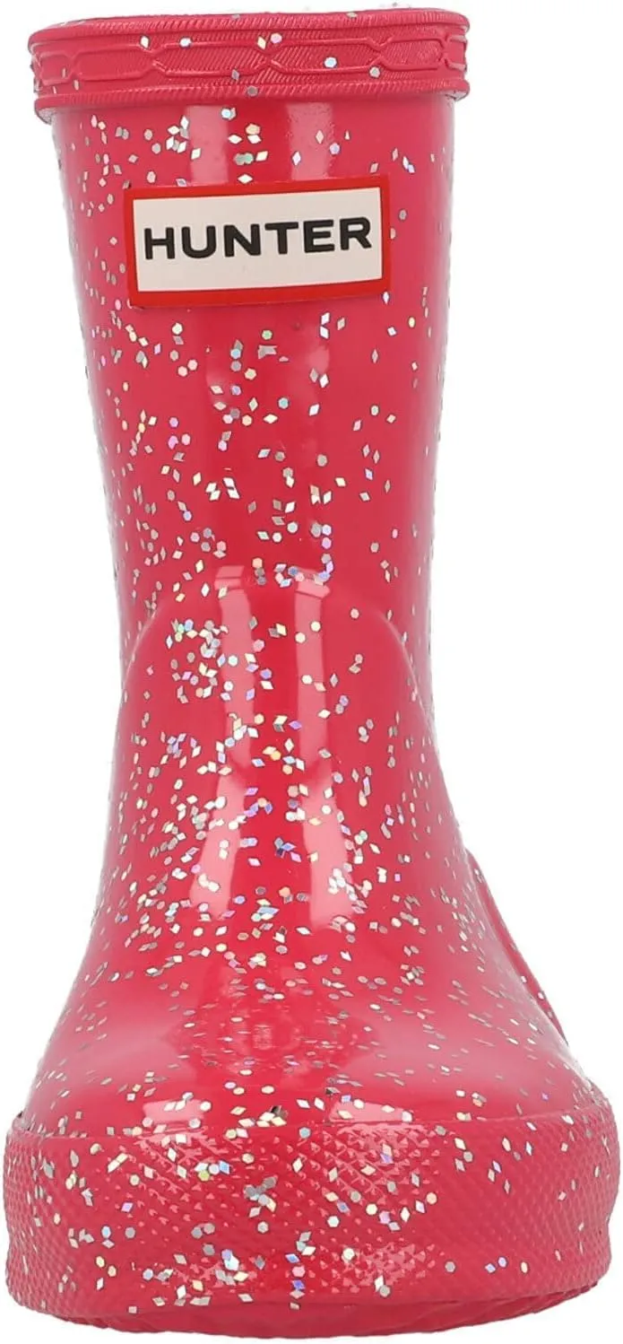 Hunter Girl's Original First Classic Giant Glitter Wellington Boots (Toddler/Little Kid) Rain