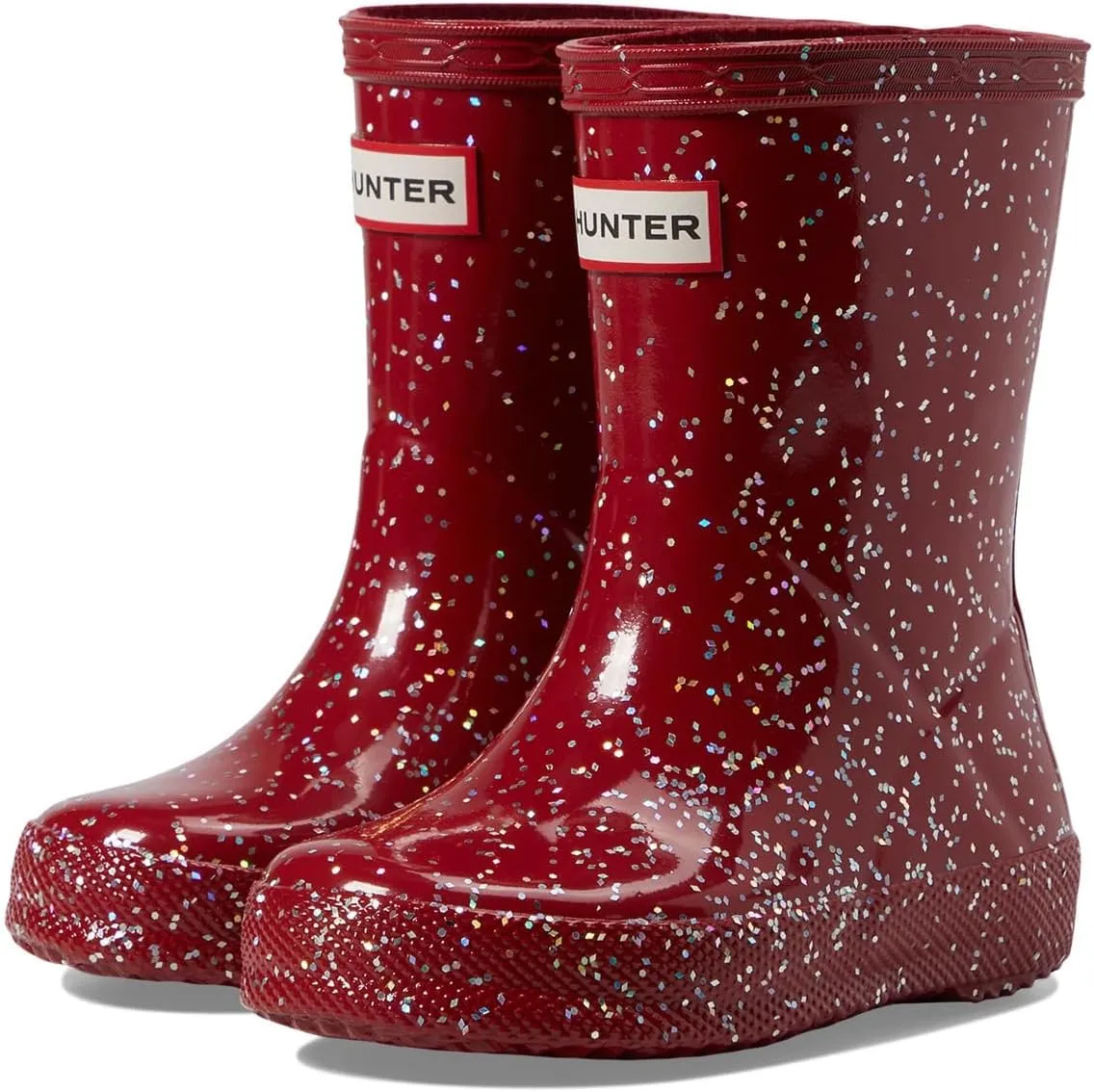 HUNTER Unisex-Child Original First Classic Giant Glitter Rain Boot