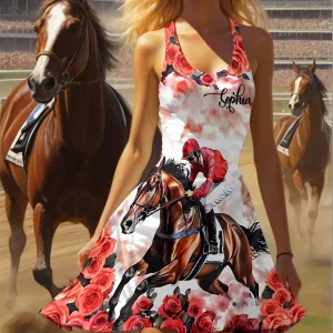 In My Horse Girl Era - Personalized Horse Sleeveless Dress