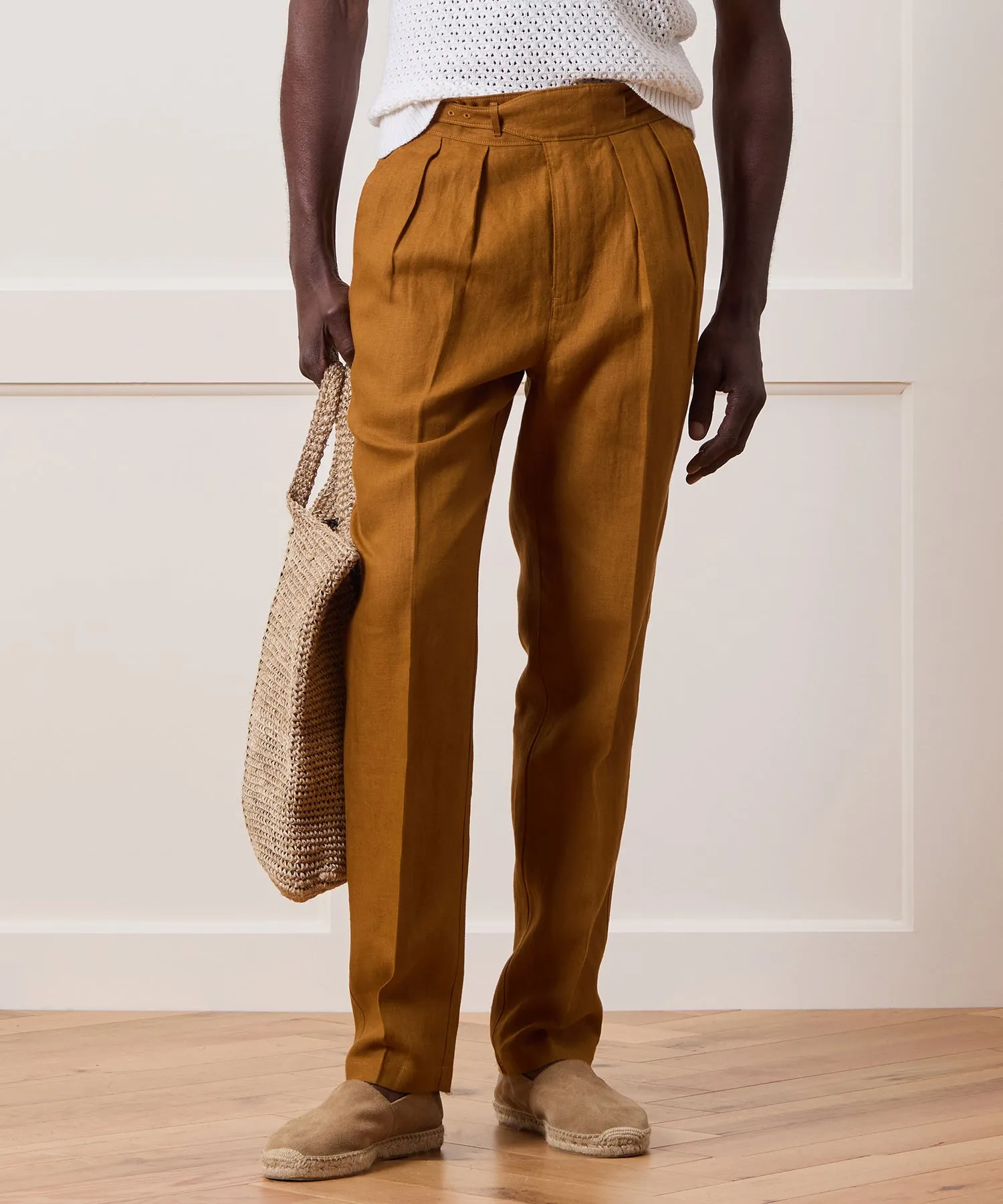 Irish Linen Gurkha Trouser