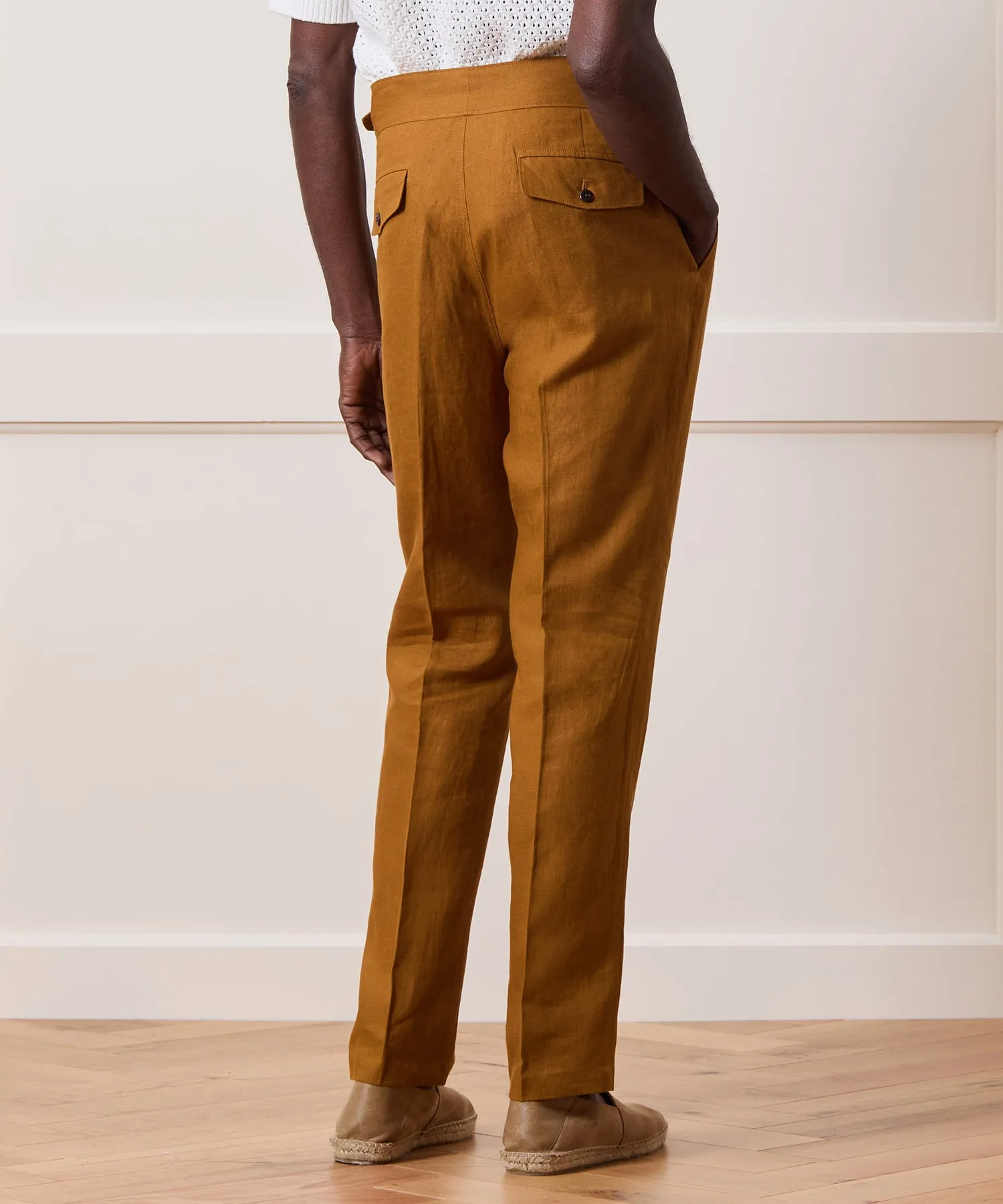 Irish Linen Gurkha Trouser