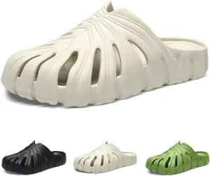 Jfxgjuv Monstera Slippers, Monstera Leaf Slides, Monstera Pillow Slippers Non-Slip Quick Drying Soft Open Toe Bathroom Sandals Shower Slippers Monstera Slides for Women and Men (US12, White)