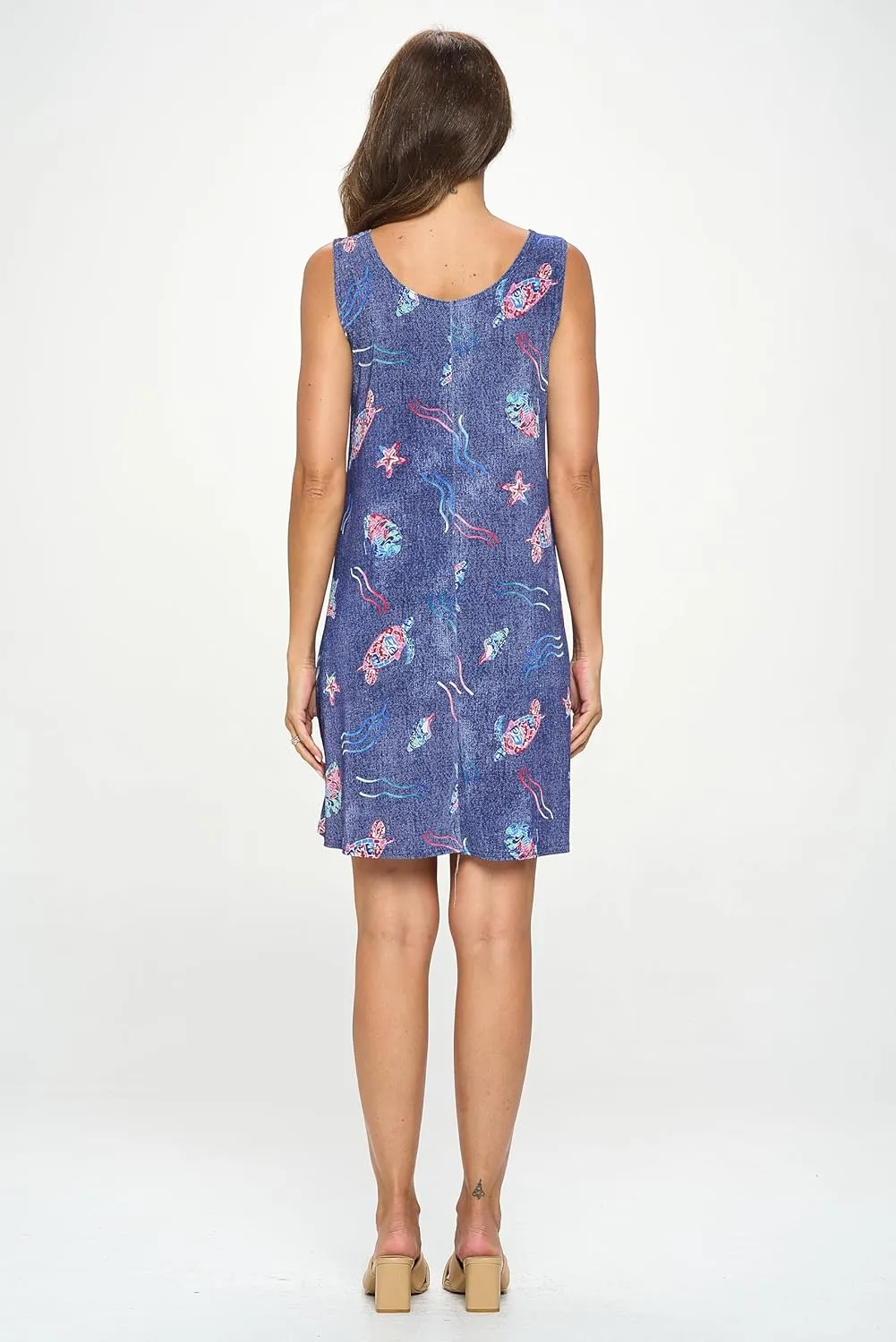 Jostar Print Missy Tank Dress-7003BN-TRP1