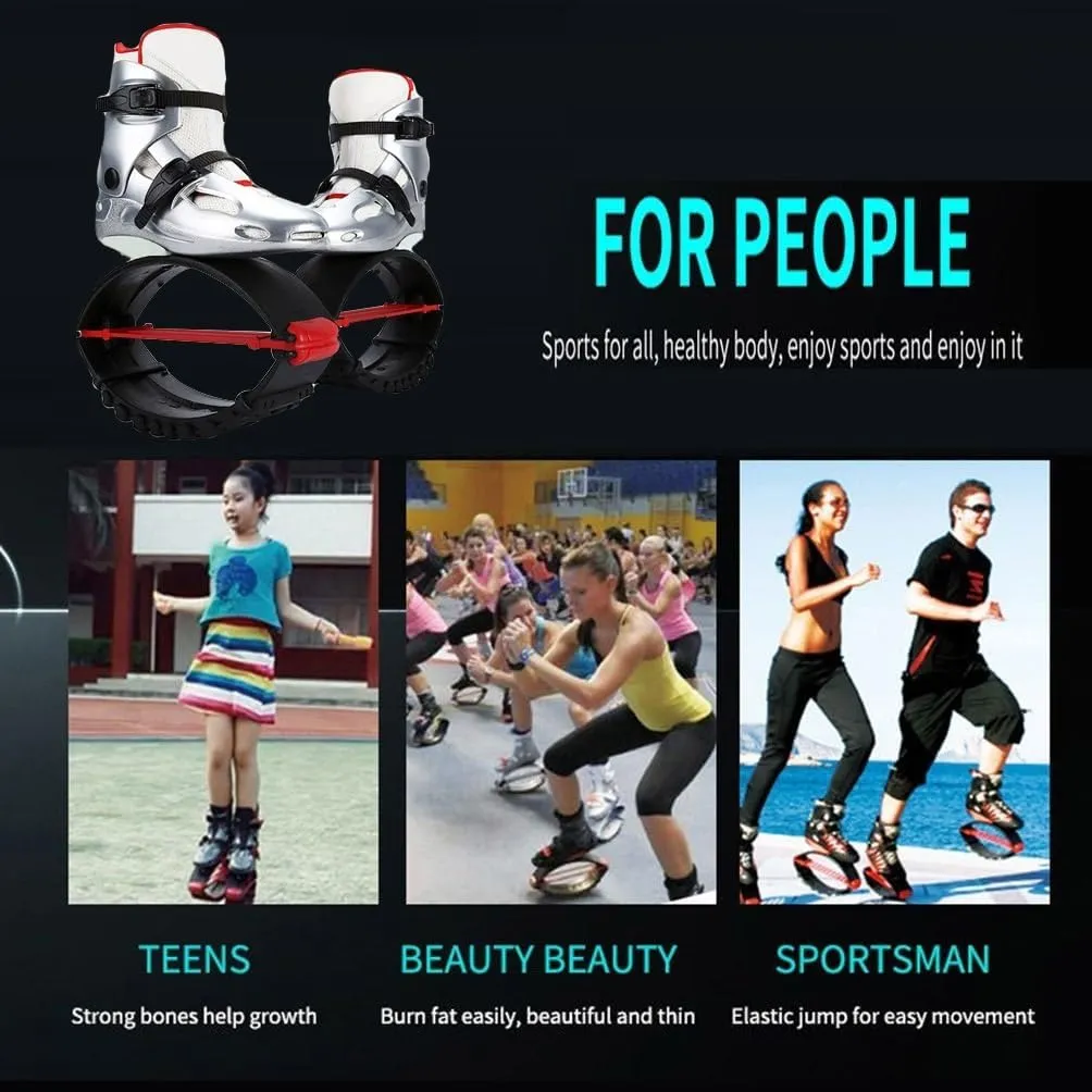 Kangaroo Jumping Shoes, Non-Slip Wear-Resistant Sports Fitness Bouncing Jump Shoes Suitable, 35-37 EU, Foot Length 8.9-9.3in/22.5-23.5cm