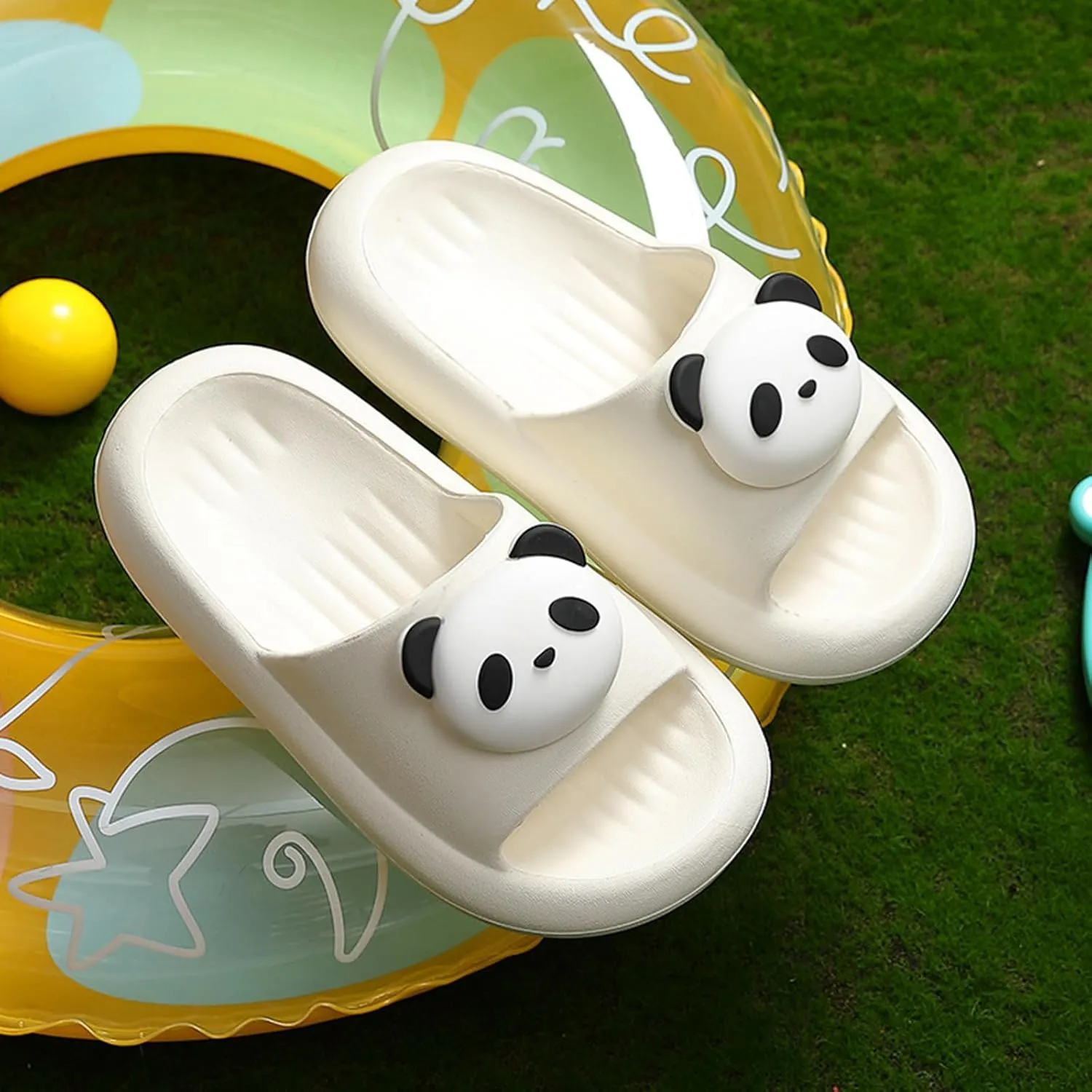 Kids Cloud Slides Boys & Girls Toddler Little Kids Slides Slipper Garden Beach Pool House Slides Comfy Non Slip Thick Sole Shower Sandals