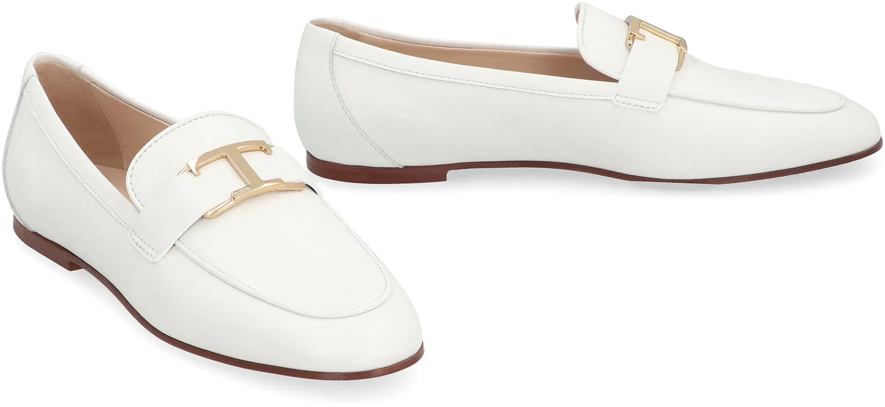 Leather loafers