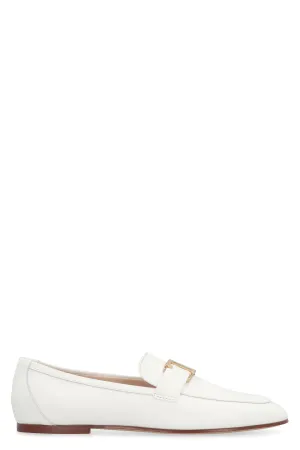 Leather loafers