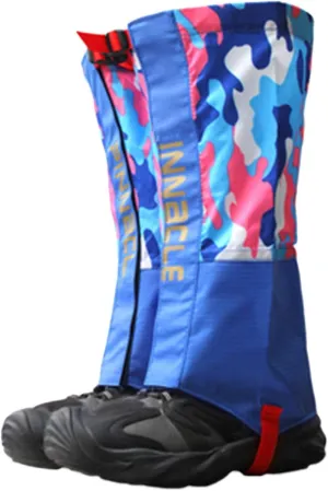 Leg Gaiters,Outdoor Leggings for Hiking Waterproof and Adjustable Snow Boot Covers Gaiters for Walking, Hunting, Suitable for Adults and Children (Color : Style 2, Size : Small)
