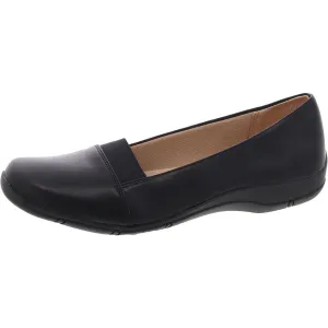 LifeStride Womens Doris Faux Leather Slip-On Loafers