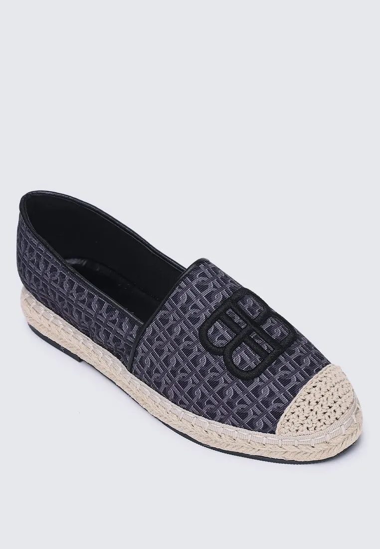 Maci Comfy Espadrilles In Black