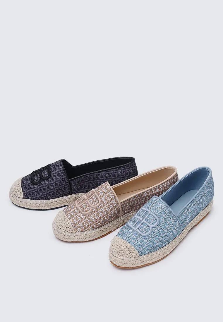 Maci Comfy Espadrilles In Black