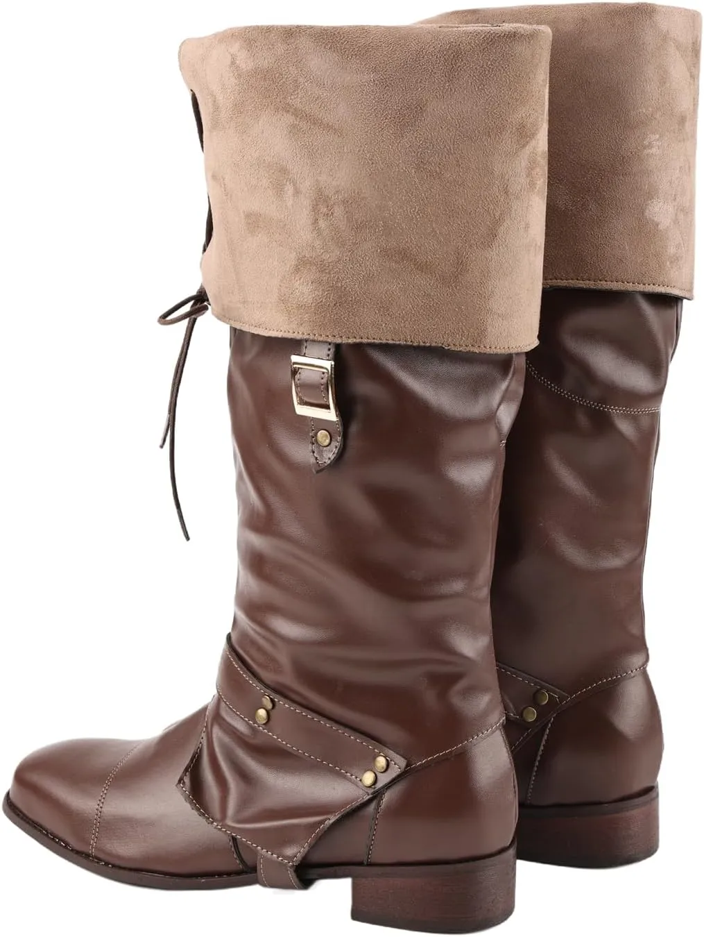 Men's Cosplay Shoes Pirate Boot Halloween Costume Shoes Renaissance Medieval Cosplay Boots