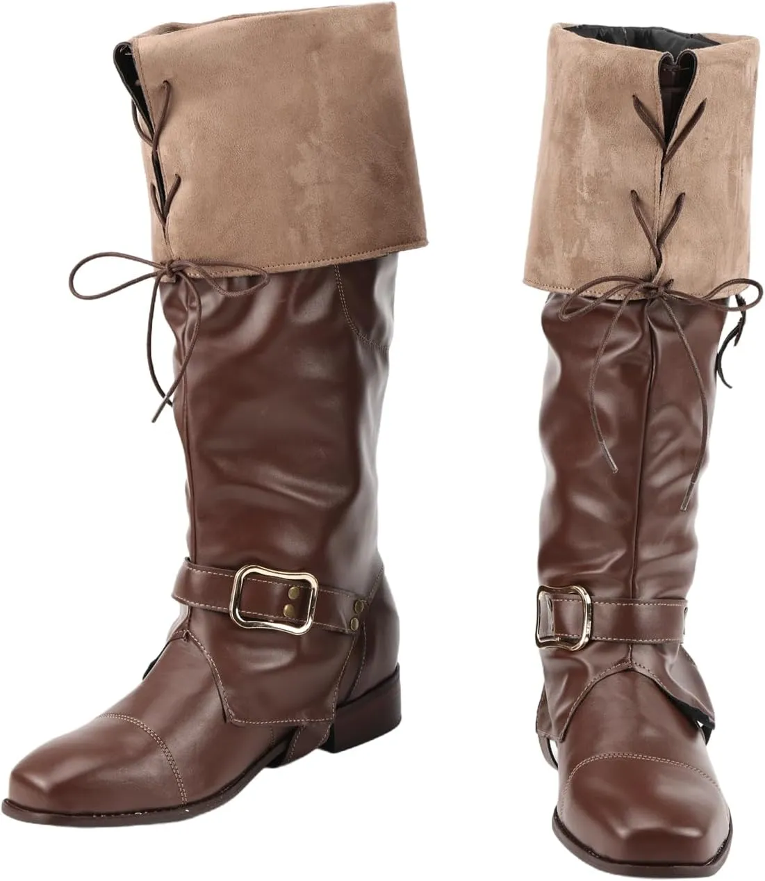 Men's Cosplay Shoes Pirate Boot Halloween Costume Shoes Renaissance Medieval Cosplay Boots