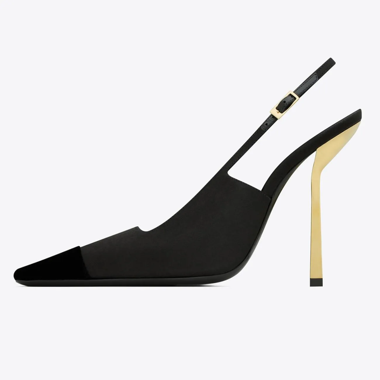 MRKEWUNEY Fashion Slingback Pumps Shoes for Women Pointed Toe Stiletto Heels Slip On Backless Dress High Heels