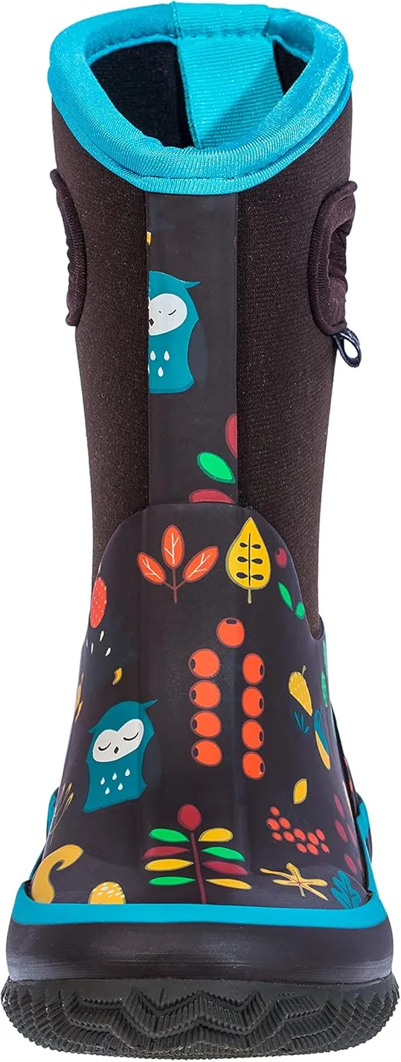 OAKI Kid's Neoprene Rain Boots, Snow Boots, Muck Boots