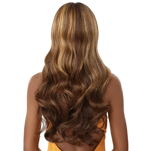 Outre Airtied Human Hair Blend Glueless 13X6 HD Lace Front Wig - HHB GLAM WAVES 28"