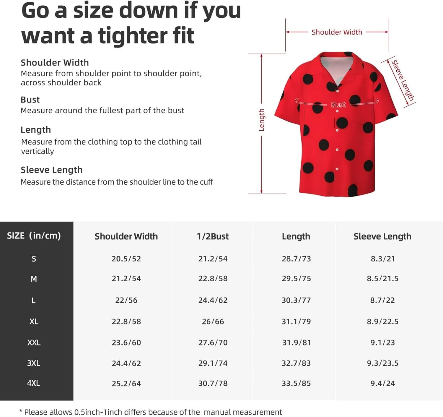 Polka Dot Printing Men's Fashion Summer Short Sleeve Button Shirt with Pocket,S-4xl Cuban Shirt Hawaiian Shirt