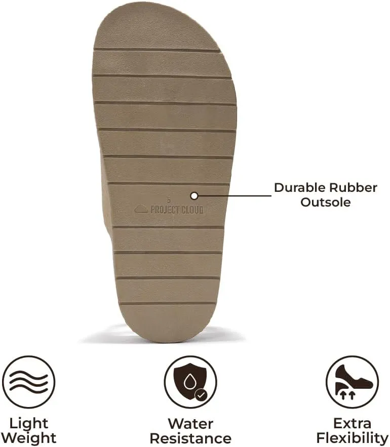 Project Cloud Platform Sandals Women Footwear - Comfortable Summer Slides Memory foam Insole with Adjustable Straps - Casual Wear Womens Sandals