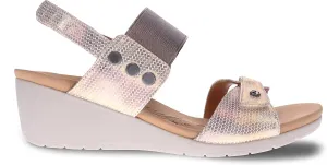 R Revere evere Tahiti Women's Wedge Sandals - Sporty Elegance with Arch Support and Adjustable Fit