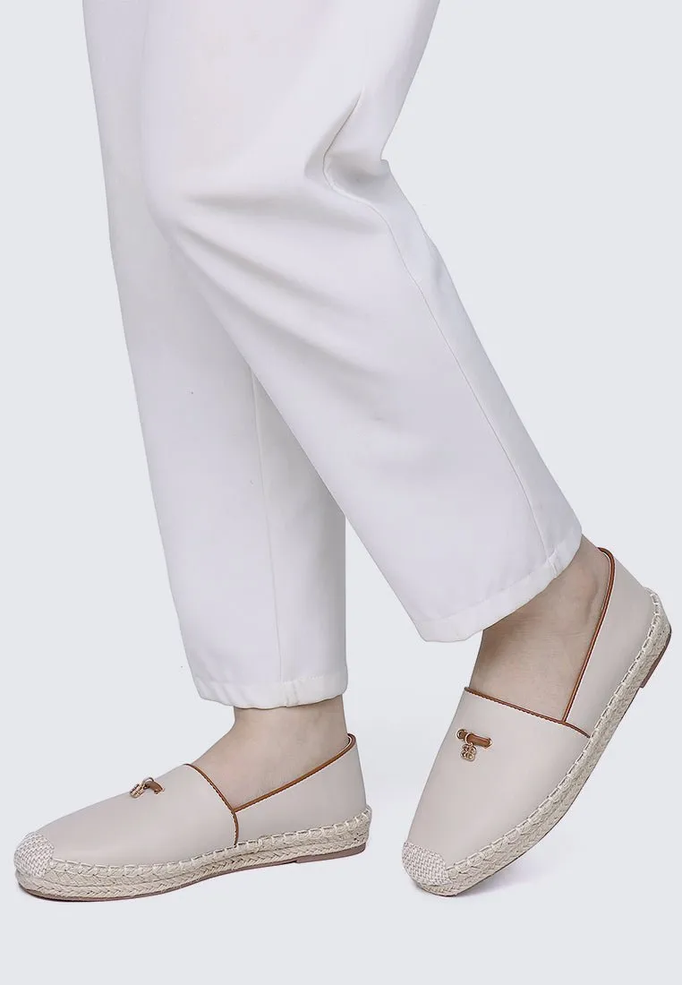 Roberta Comfy Espadrilles In Beige