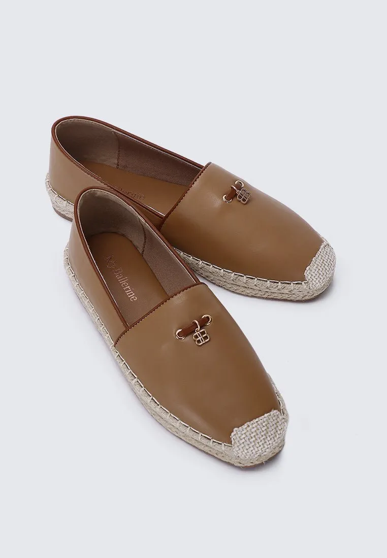 Roberta Comfy Espadrilles In Brown