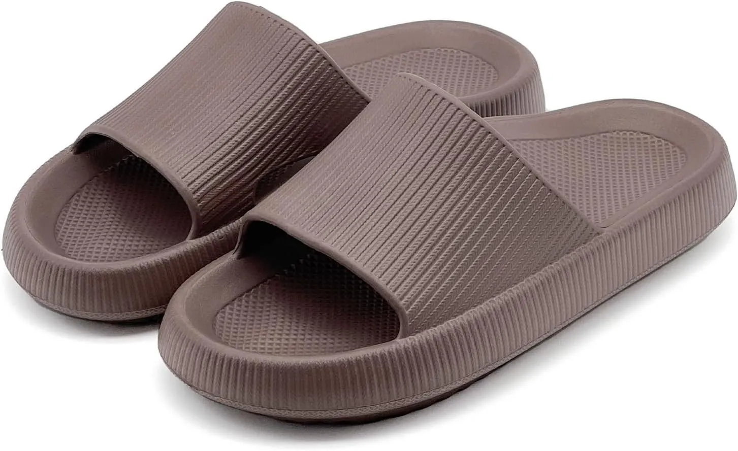 rosyclo Arch Support Slides for Women and Men, Cloud Recovery Sandals Pillow Plantar Fasciitis Slippers, Pain Relief Cushion Cozy Thick Sole Indoor and Outdoor