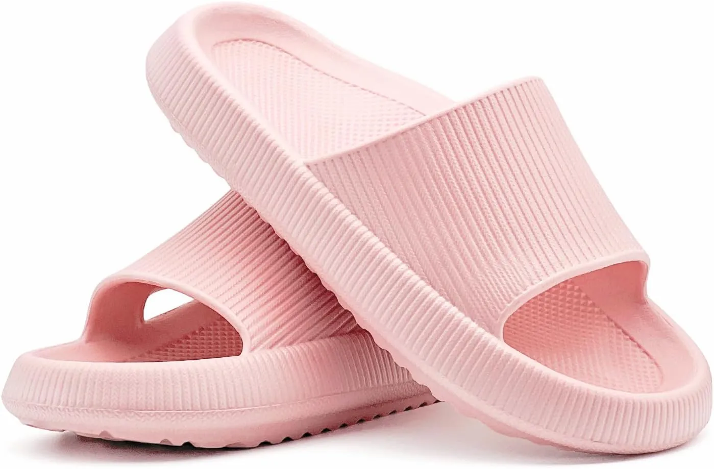 rosyclo Arch Support Slides for Women and Men, Cloud Recovery Sandals Pillow Plantar Fasciitis Slippers, Pain Relief Cushion Cozy Thick Sole Indoor and Outdoor