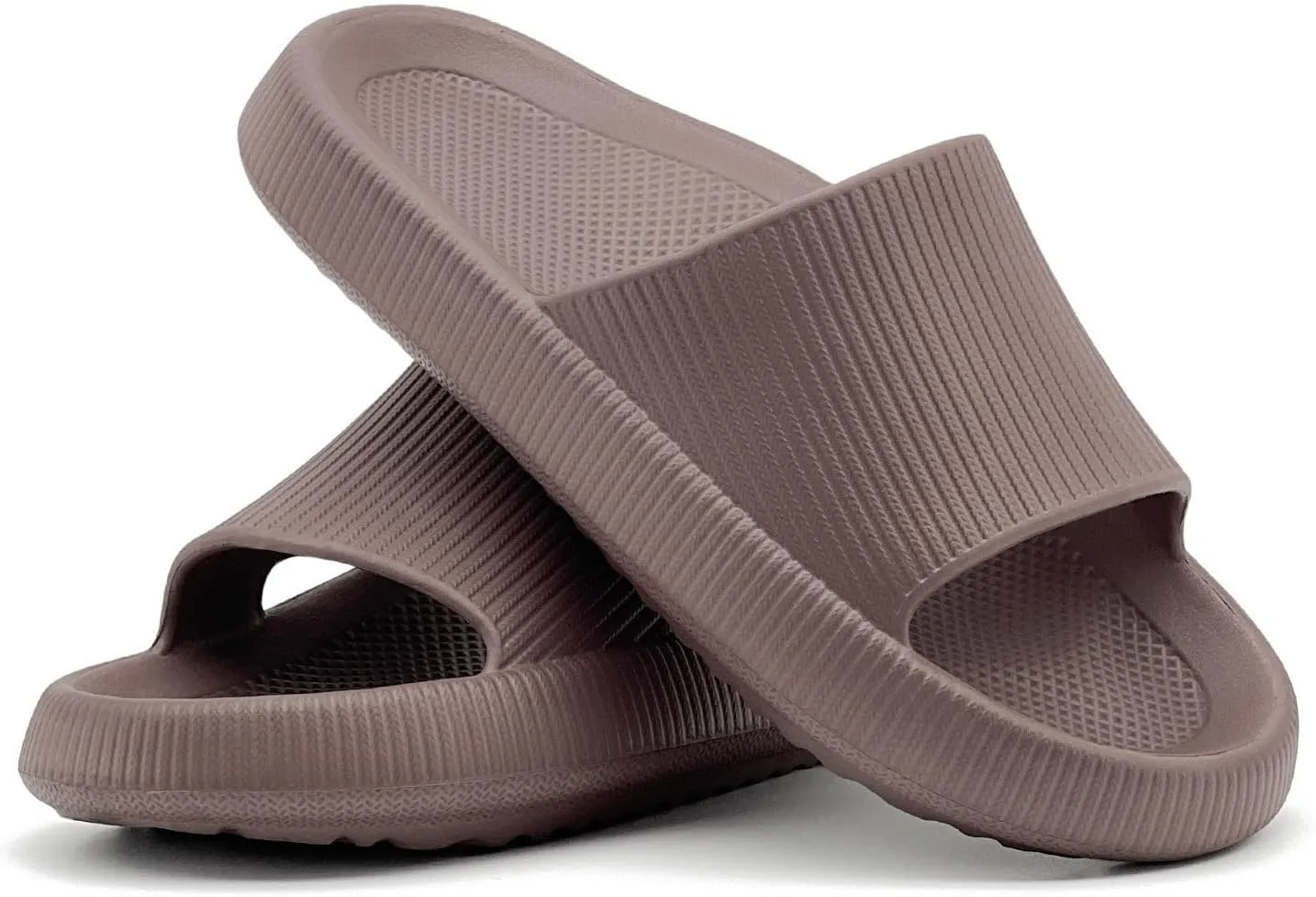 rosyclo Arch Support Slides for Women and Men, Cloud Recovery Sandals Pillow Plantar Fasciitis Slippers, Pain Relief Cushion Cozy Thick Sole Indoor and Outdoor