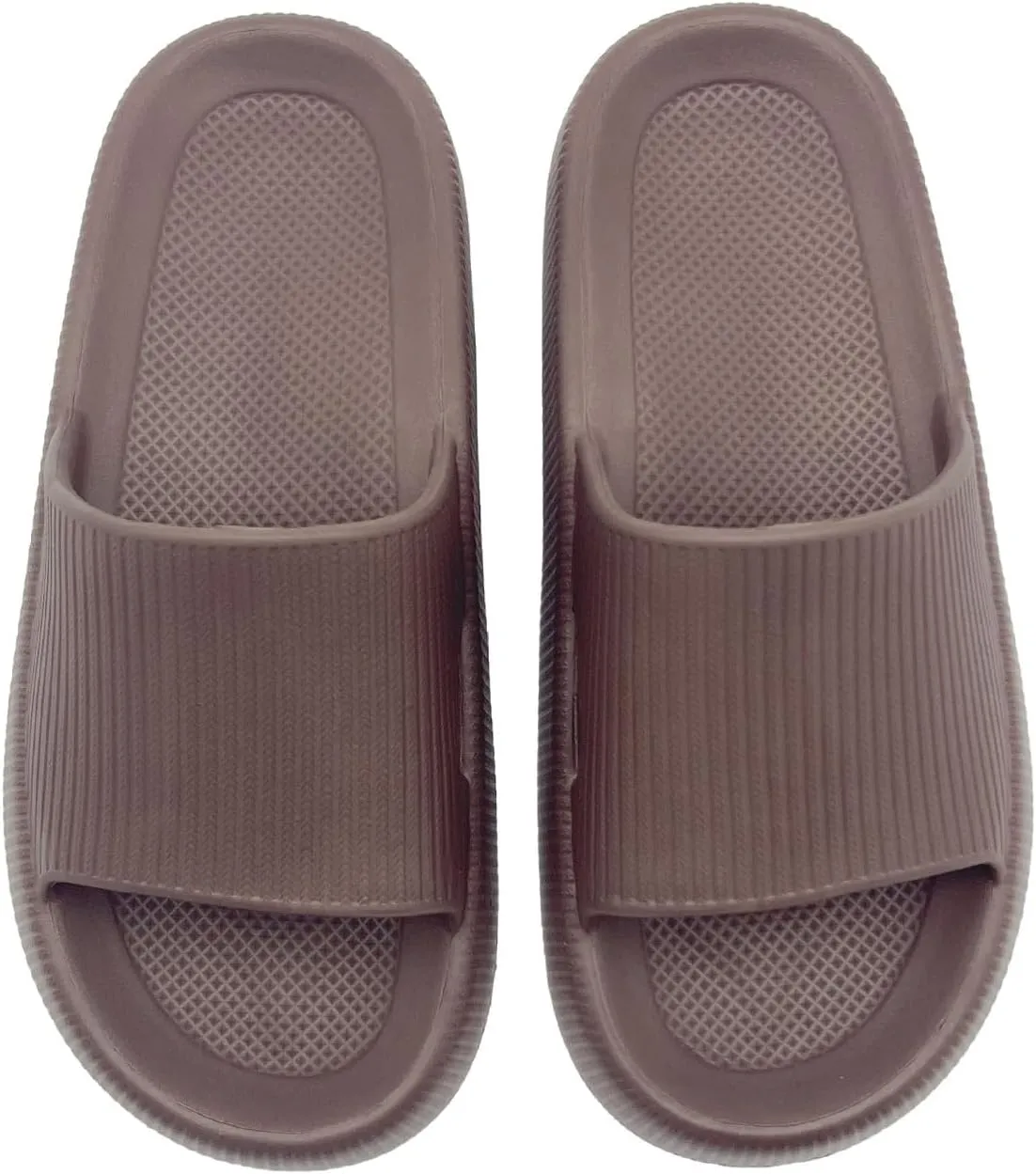 rosyclo Arch Support Slides for Women and Men, Cloud Recovery Sandals Pillow Plantar Fasciitis Slippers, Pain Relief Cushion Cozy Thick Sole Indoor and Outdoor