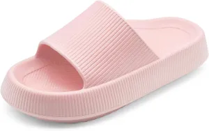 rosyclo Arch Support Slides for Women and Men, Cloud Recovery Sandals Pillow Plantar Fasciitis Slippers, Pain Relief Cushion Cozy Thick Sole Indoor and Outdoor
